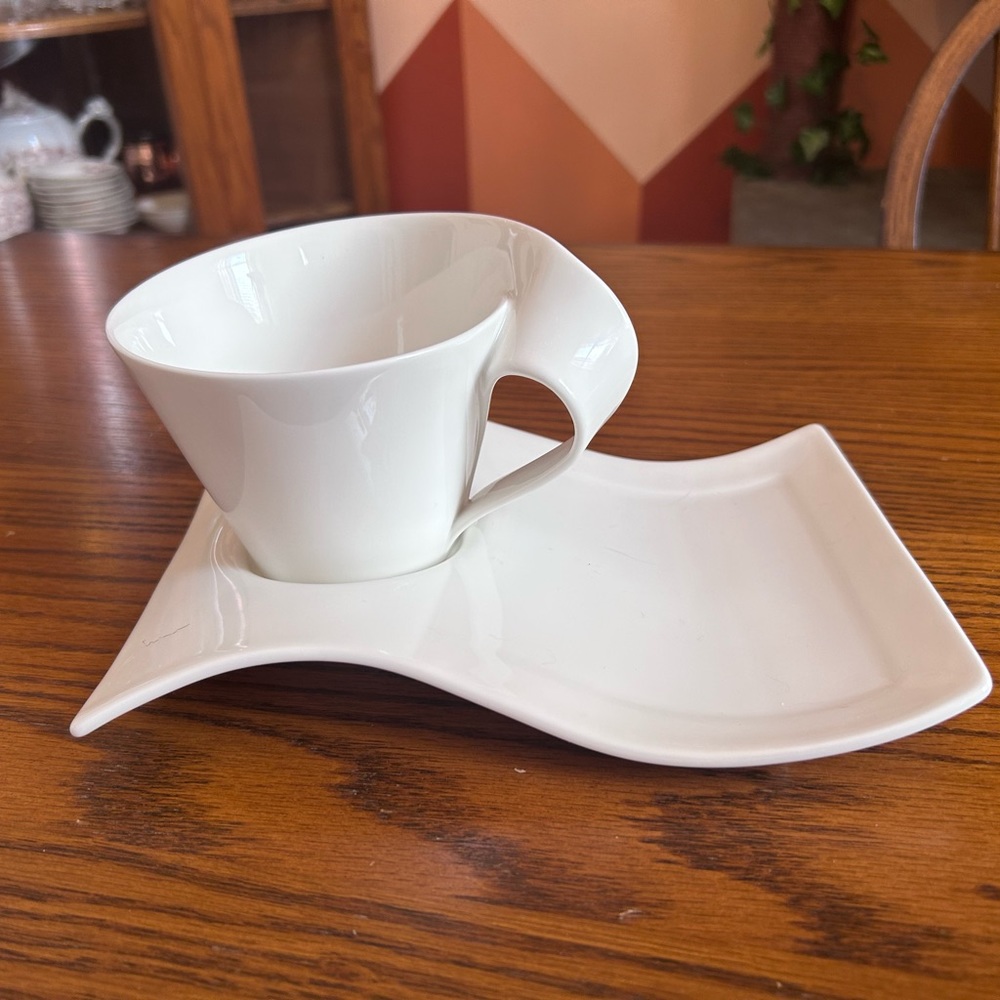 Villeroy & Boch New Wave Coffee Mug and Platter